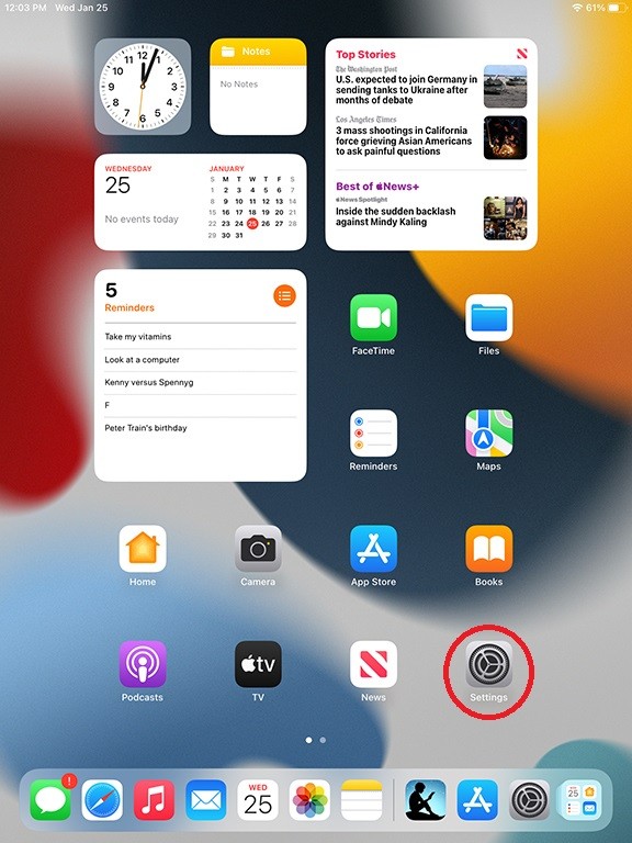 ADCU Exchange: Configure your iPad (iOS 10.x)