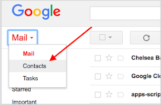 We’re removing the embedded contacts feature in Gmail. Former way to access Google Contacts in left-hand navigation