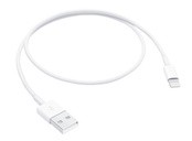 Lightning to USB Cable .5m ($19) 1m ($19) 2m ($29) Image of white Lightning to USB Cable