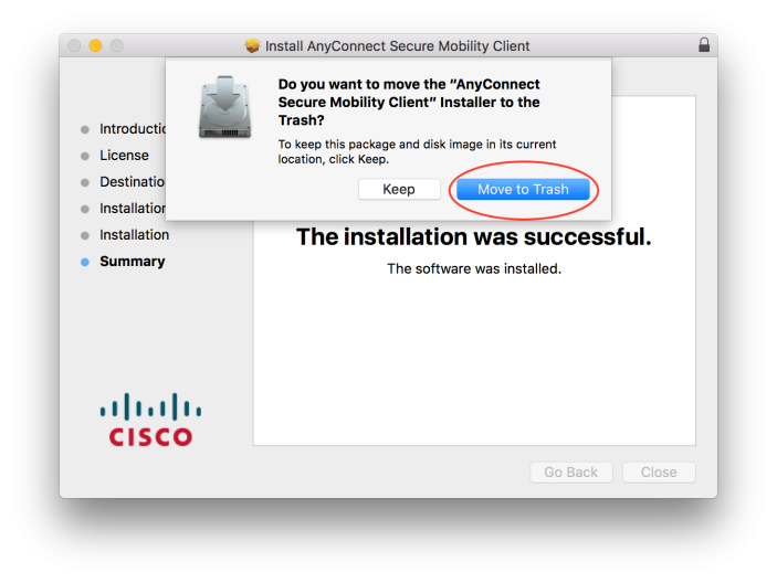 cisco anyconnect secure mobility client macos big sur